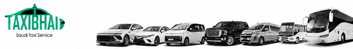 Taxi Bhai full fleet lineup — sedan, van, SUV, minibus, coaster and bus